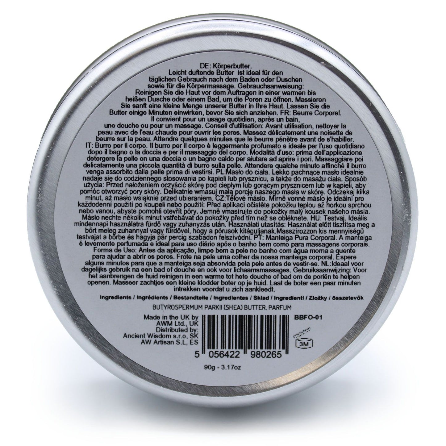 Illatos Shea testvaj 90 g – kókusz