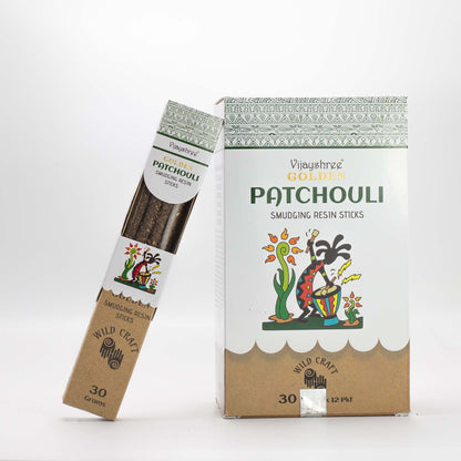 30 g Golden pacsuli gyanta füstölő (6 db)