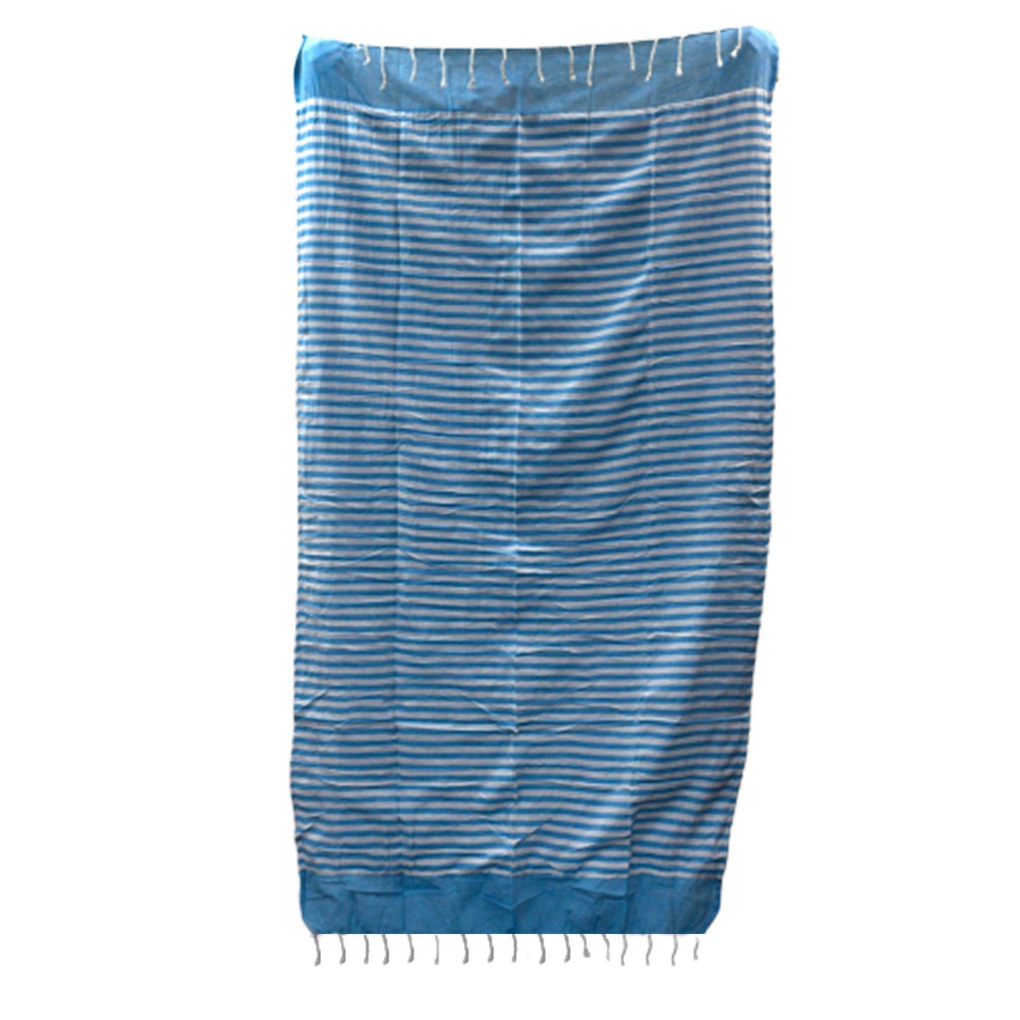Pamut strandtörölköző – 100 × 180 cm – égszínkék