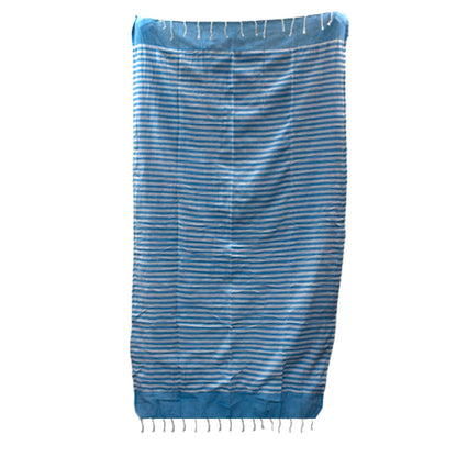 Pamut pareó törölköző – 100 × 180 cm – égszínkék