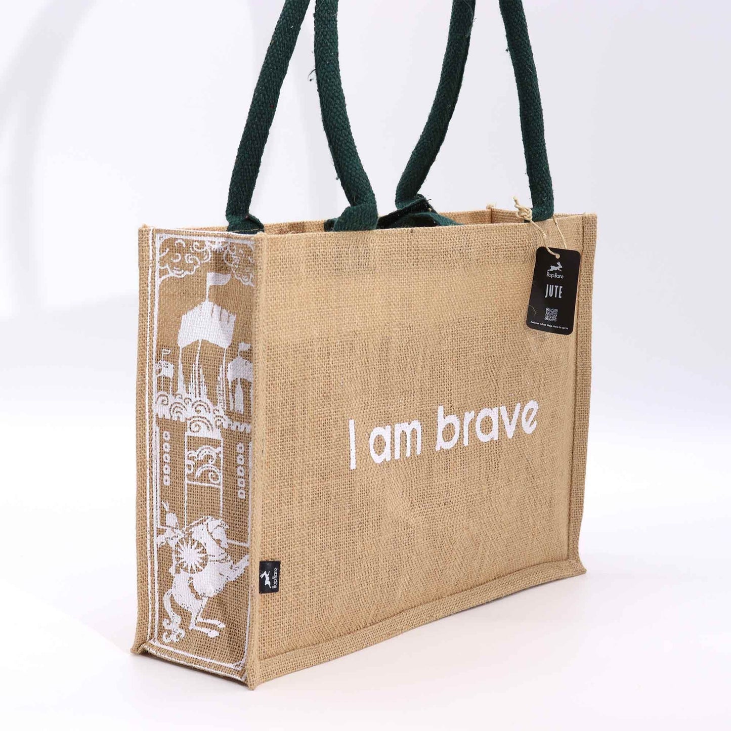 Hop Hare Nagy Juta táska – I am Brave