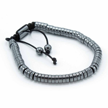 Mágneses Hematit Shamballa Karkötő – Körök