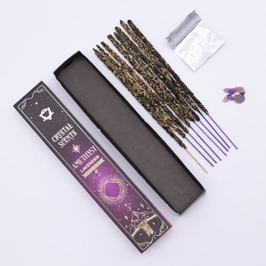 Crystal Scents - ametiszt kristályos füstölő – levendula