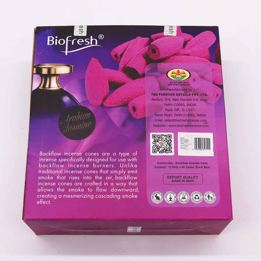 Biofresh visszaáramló füstölőkúpok – Arab jázmin (40 db)