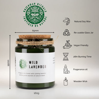 Greenman Woodwick Szója Gyertya - Alkonyat Inda