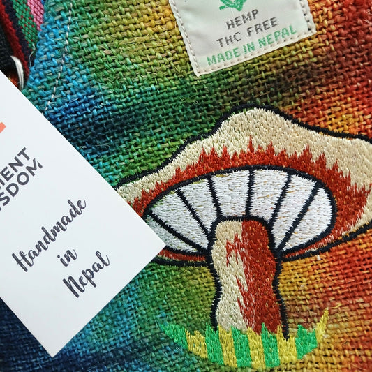 Hímzett Kender táska – Narancsszínű Gomba