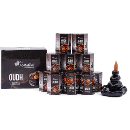 Masala visszaáramló füstölőkúpok – oudh (10 db)
