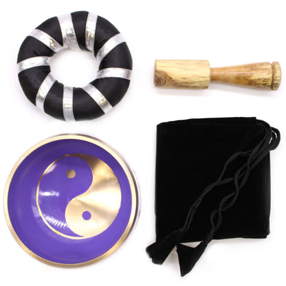 Yin & Yang hangtál szett – Fehér/Lila 10,7 cm