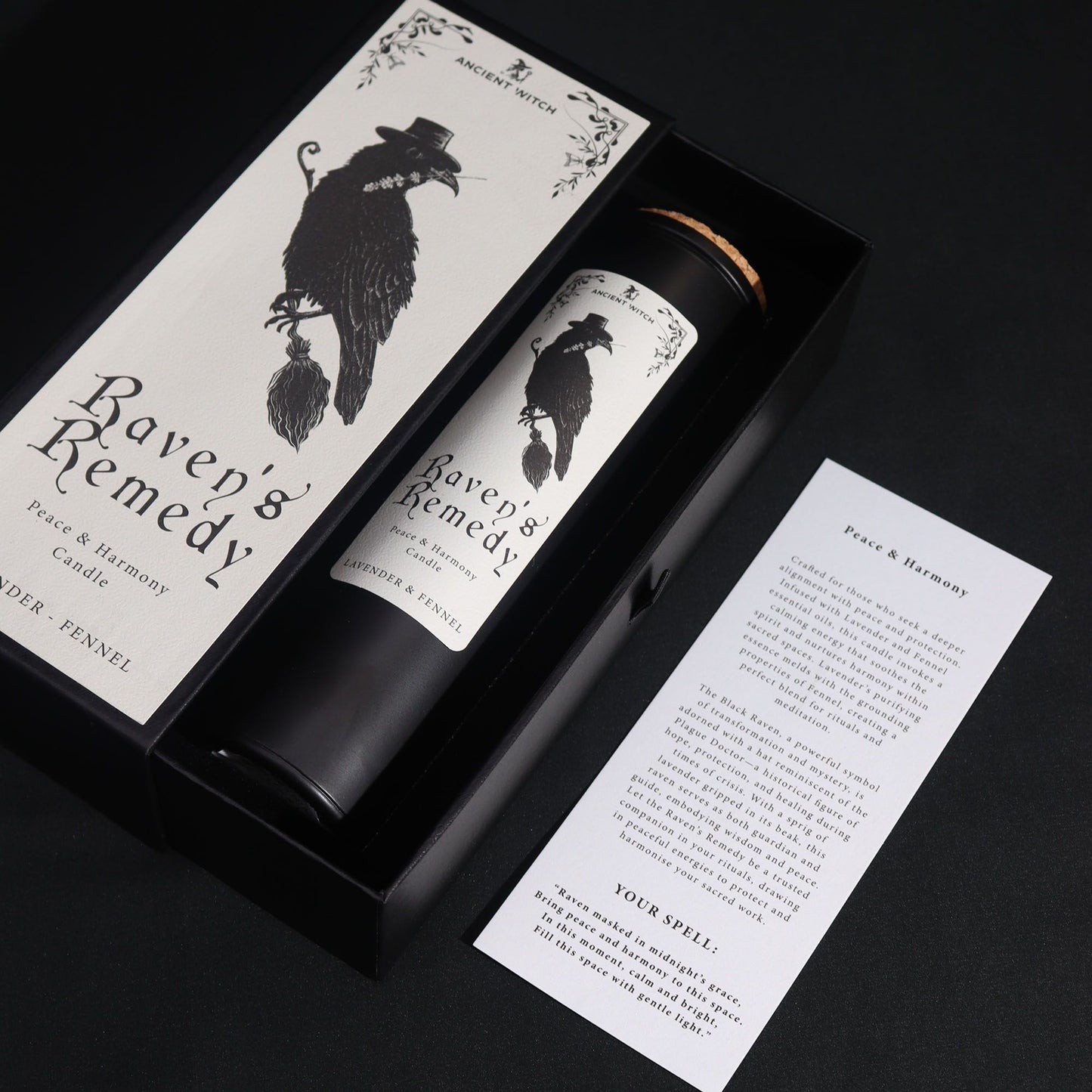 Tematikus gyertya – Ravens' remedy
