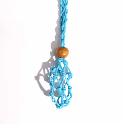 Drágakő nyaklánczsinór – kék, 45 cm / 18 inch