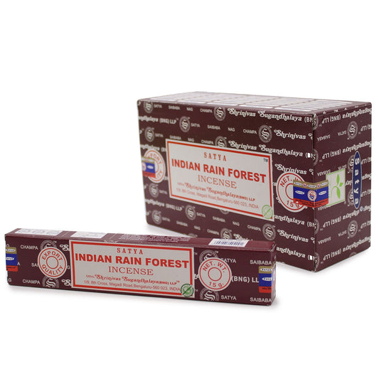 Satya füstölőpálcika 15 g – Indiai esőerdő