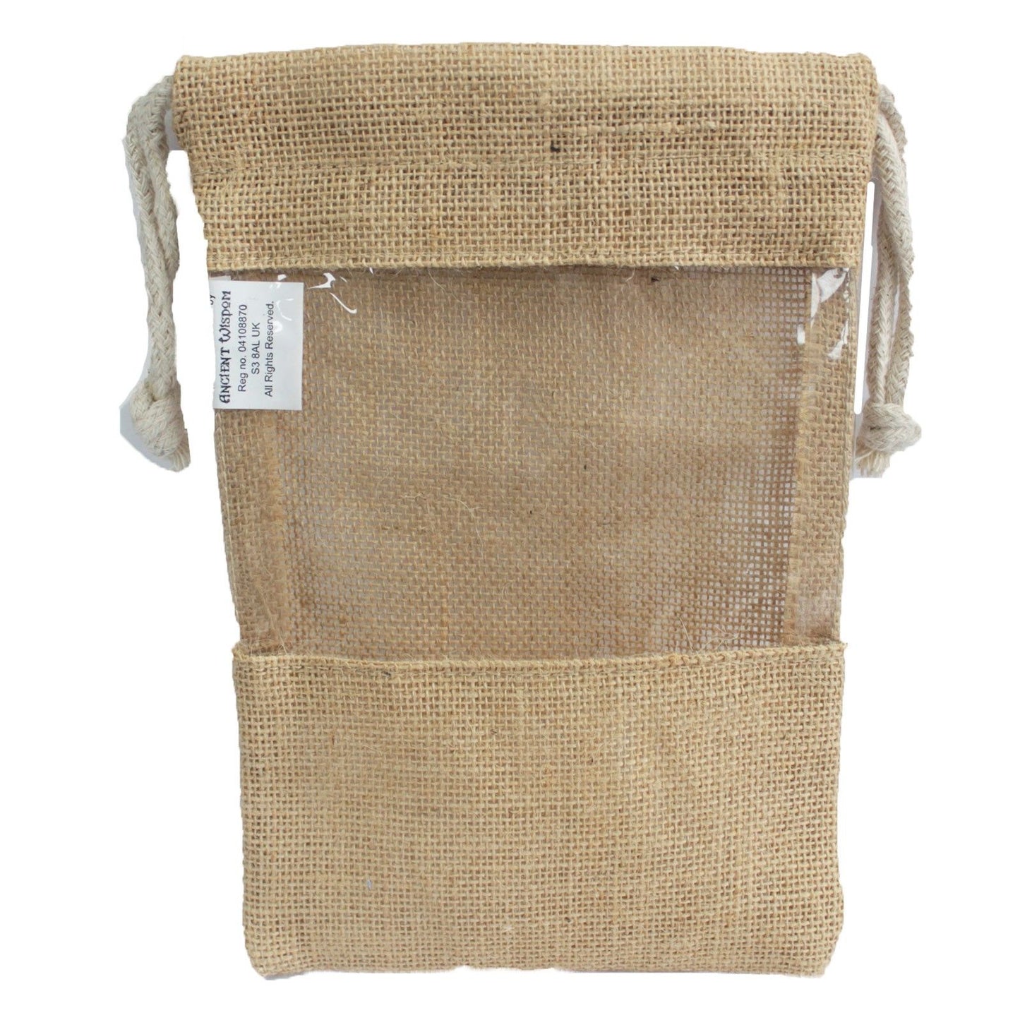 Juta ablakos tasak 25 × 16 cm