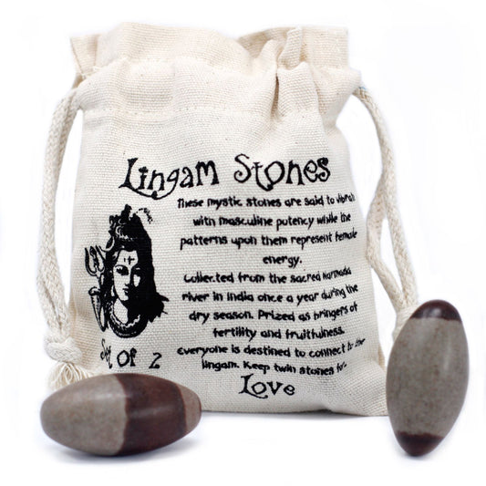 Két hüvelykes lingam kő – 2 db