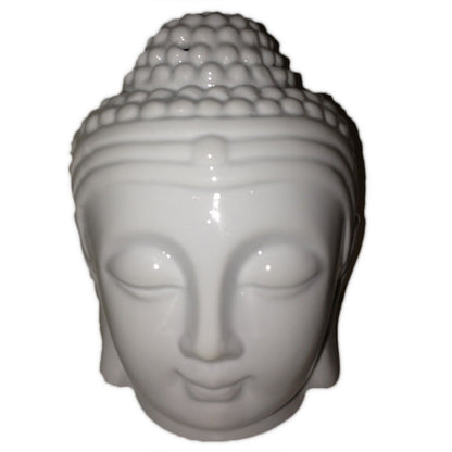 Buddha fej olajpárologtató - Fehér