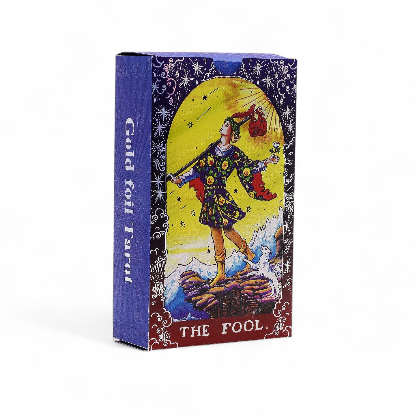 Kék tarot kártya szett – Mandala – könyvvel