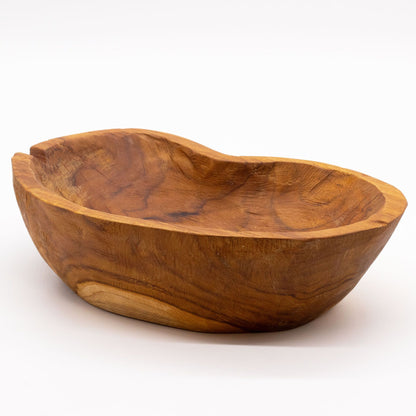 Natúr Teakfa Tál – 31 × 22 × 8 cm