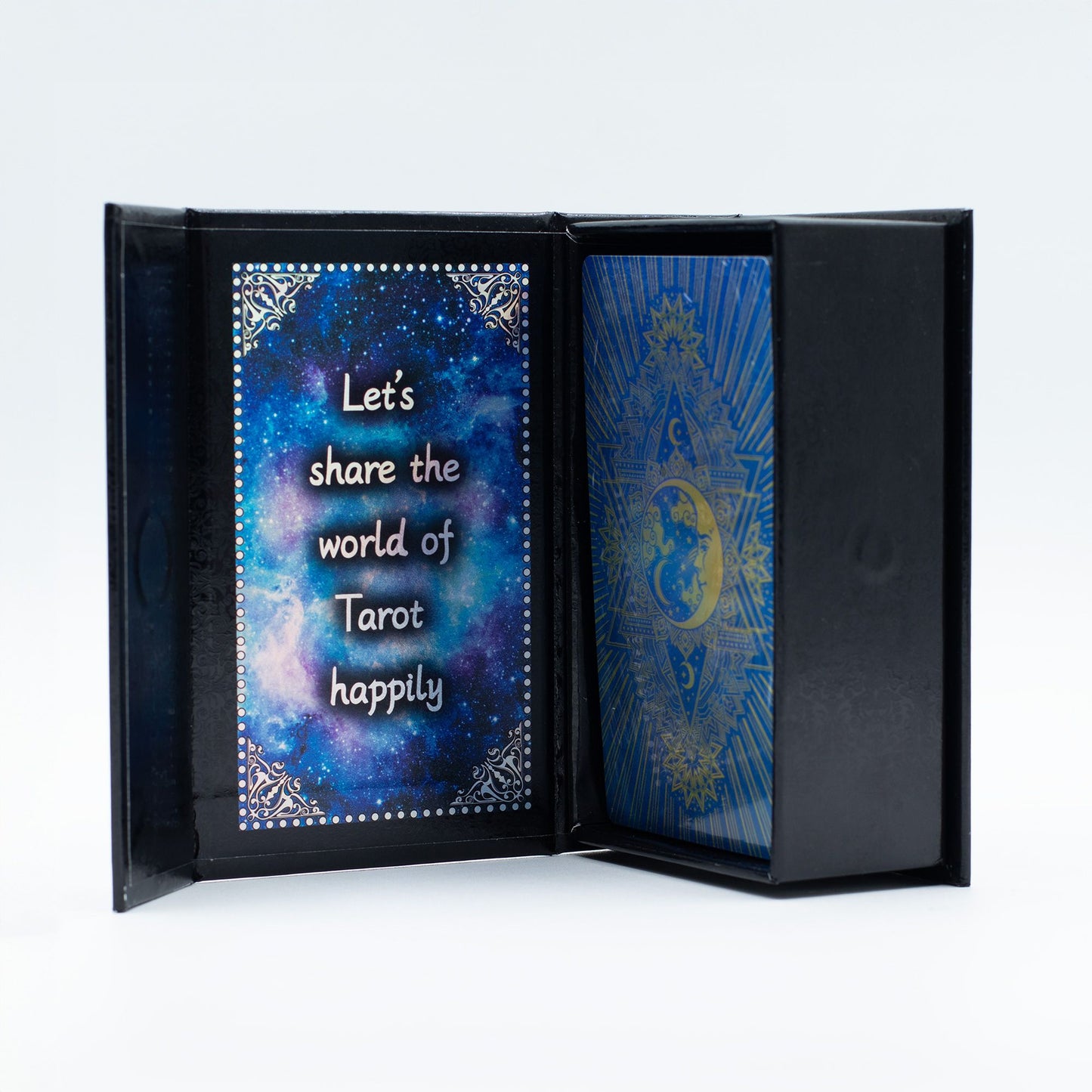 Kék tarot kártya szett – könyvvel
