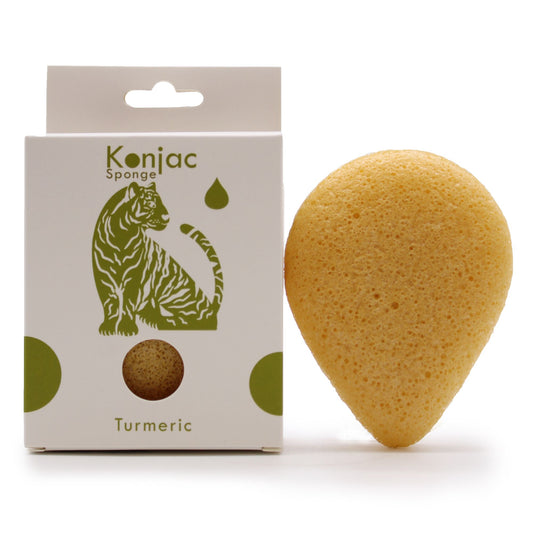 Csepp alakú konjac szivacs – kurkuma – ránctalanító