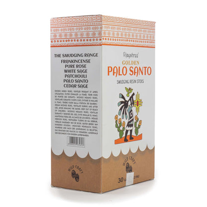 30 g Golden Palo Santo gyanta füstölő (6 db)