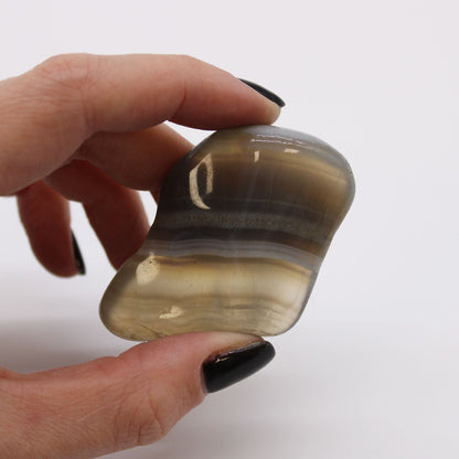 6 db nagy afrikai marokkő – szürke achát – Botswana