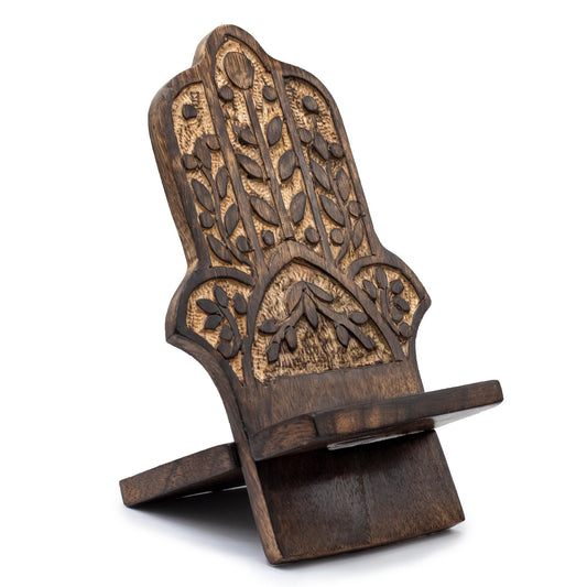 Faragott telefontartó – Hamsa 20 × 9,5 cm