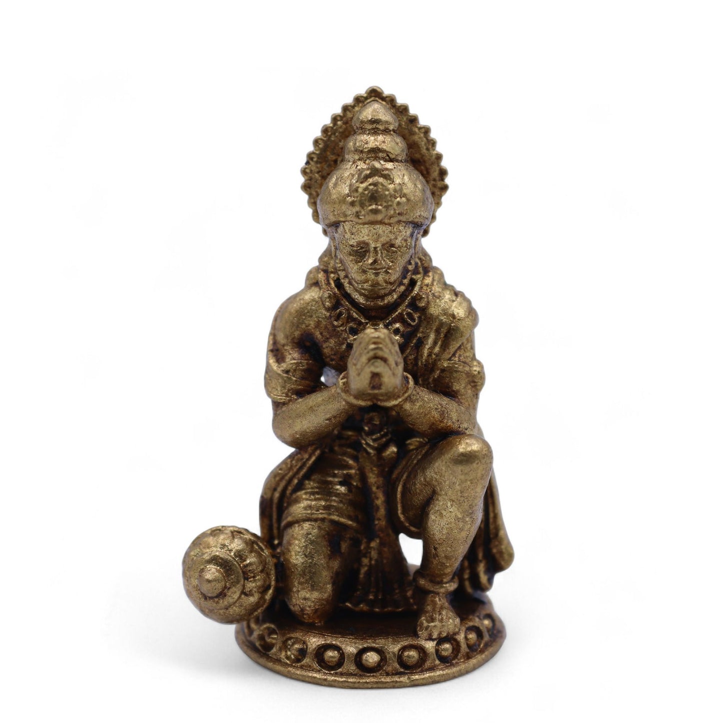 Sárgaréz Miniatűr Istenek – Hanuman (30 g) – 36 mm