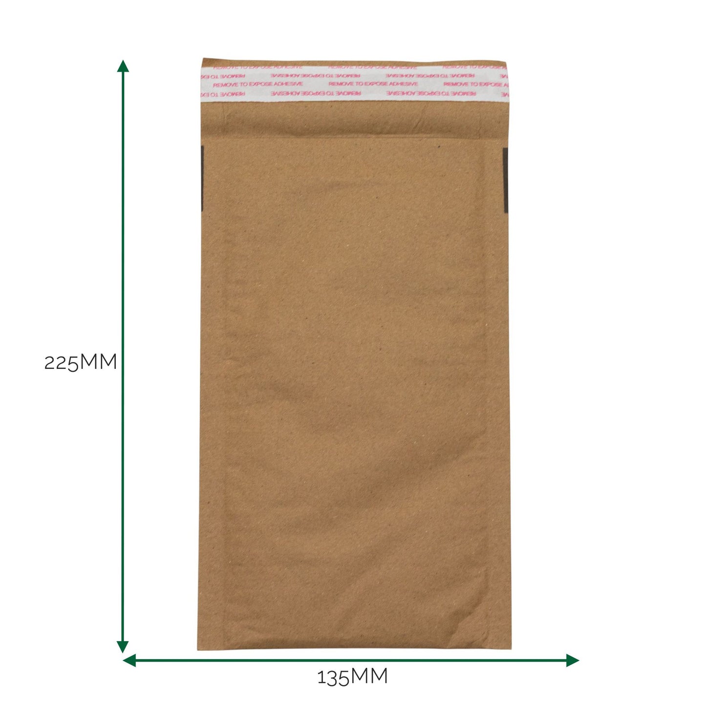 Kraft Méhsejt Papír Boríték (135 × 225 + 40 mm)