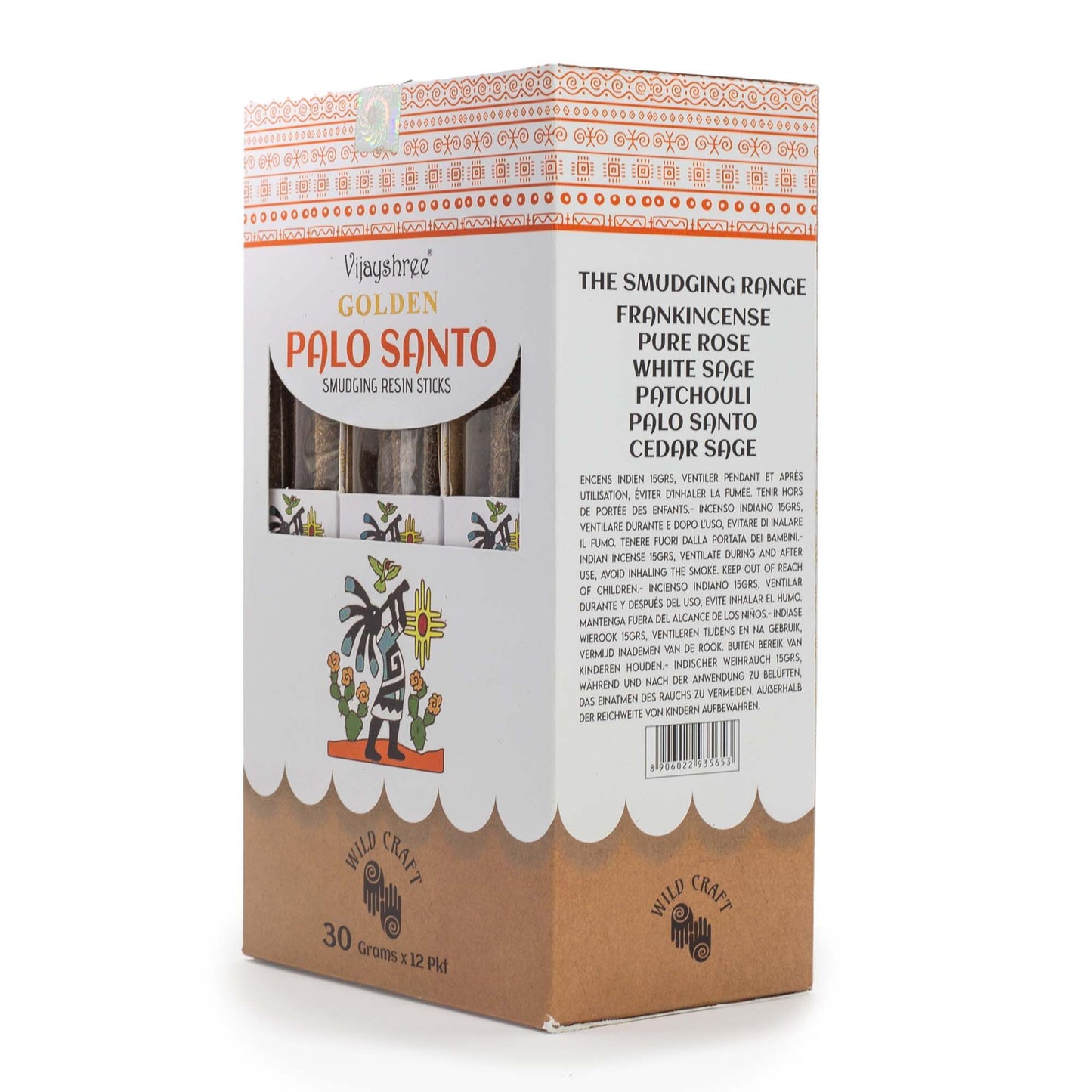 30 g Golden Palo Santo gyanta füstölő (6 db)