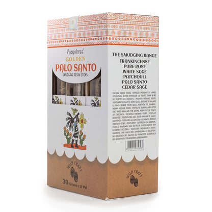 30 g Golden Palo Santo gyanta füstölő (6 db)