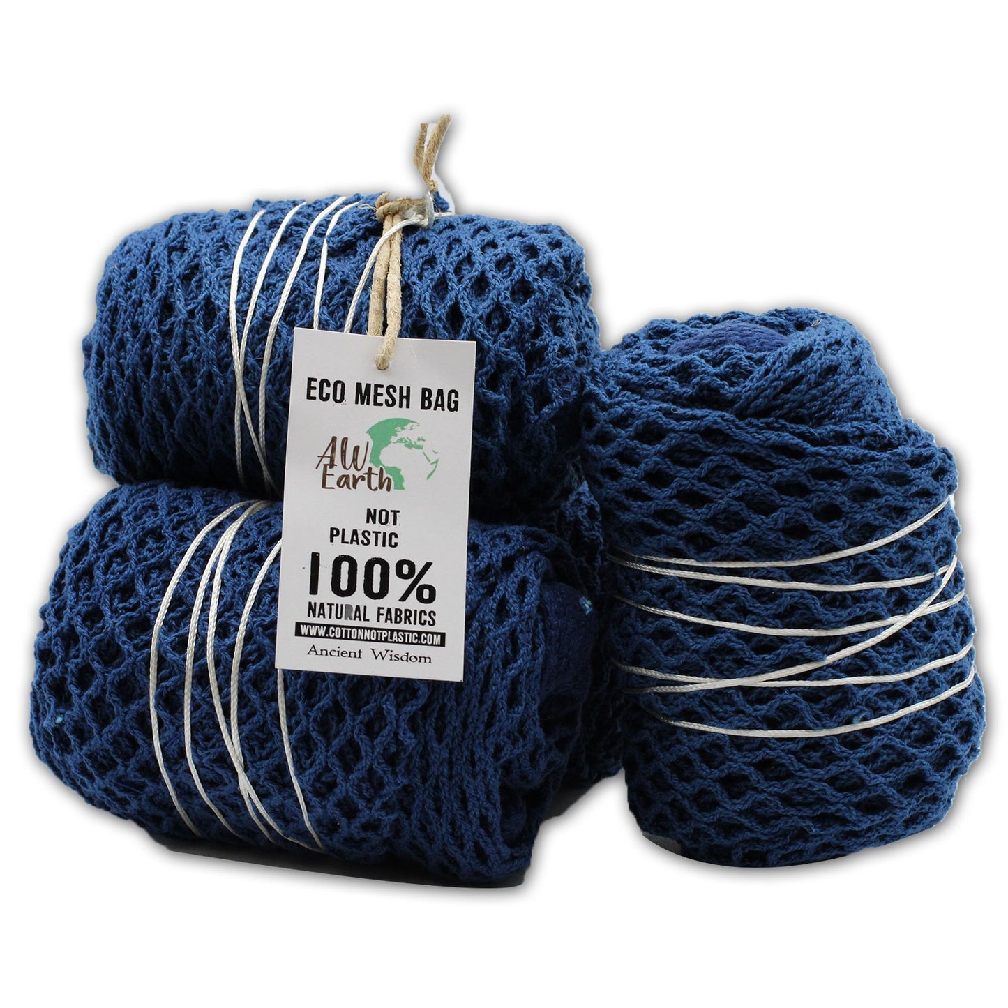 Pamut és Juta Hálótáska – Denim