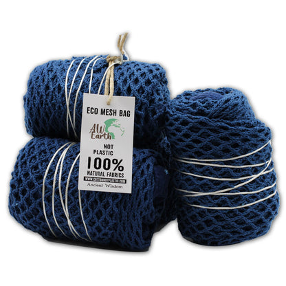 Pamut és Juta Hálótáska – Denim