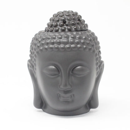 Buddha fej olajégető - Fekete