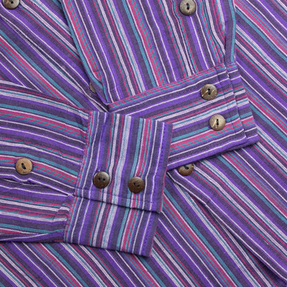 Nomad Sari Kathmandu Ing / XL – Lila csíkos