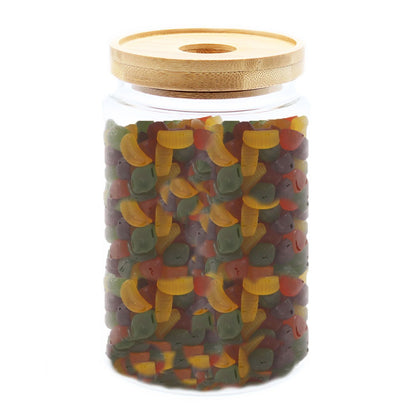 Kecses Bambusz Üveg Tartály – 15 cm