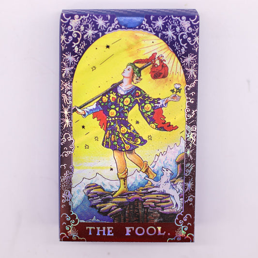 Kék tarot kártya szett – Mandala – könyvvel