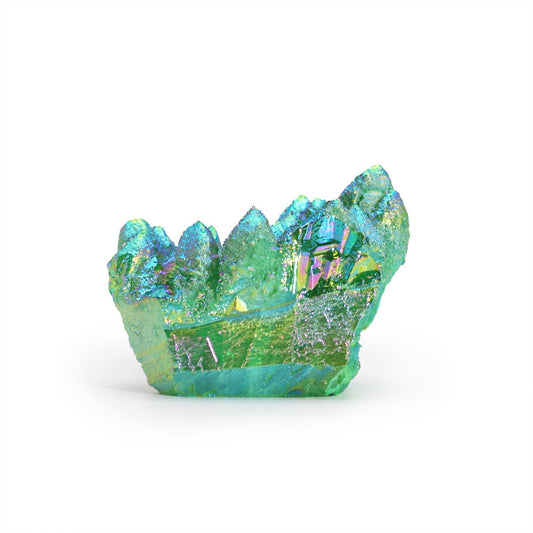 Közepes módosított kvarc – Zöld (kb. 100–150 g, 7–10 cm)