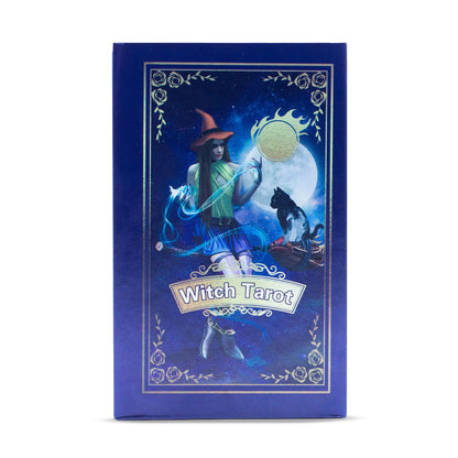 Lila tarot kártya szett – könyvvel