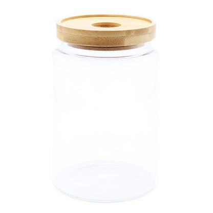 Kecses Bambusz Üveg Tartály – 15 cm