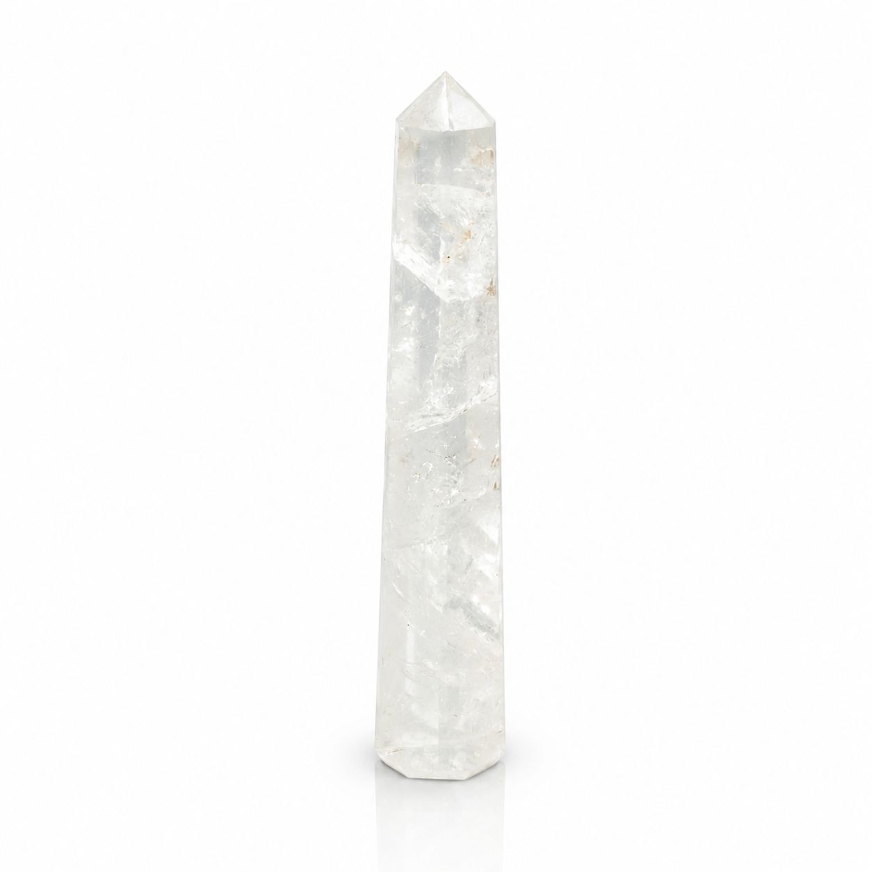 Hegyes ásvány obeliszk kb. 17 cm – Kvarc