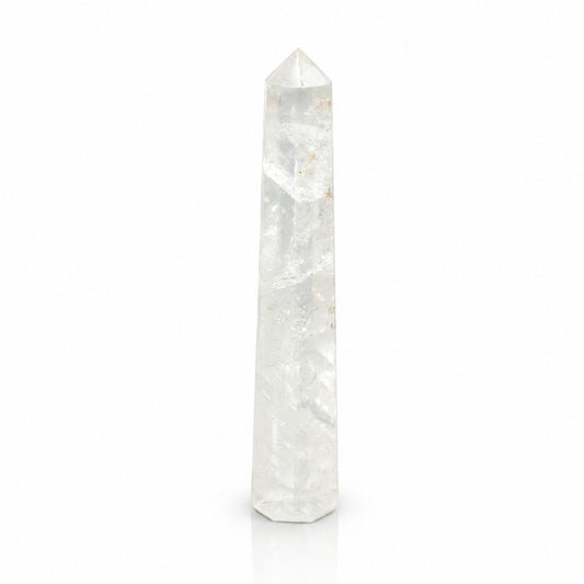 Hatszögletű ásvány obeliszk kb. 17 cm – kvarc