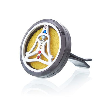 Autós aroma diffúzor – Pewter jóga csakra – 30 mm