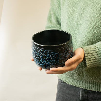 Boszorkányüst hangtál – Varázsgomba – Kék (15 cm)
