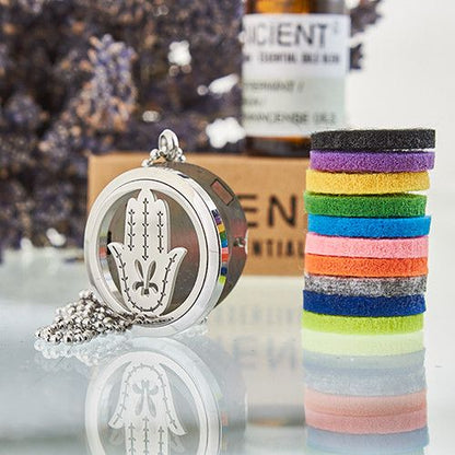 Aromaterápiás nyaklánc – Fatima keze, 30 mm