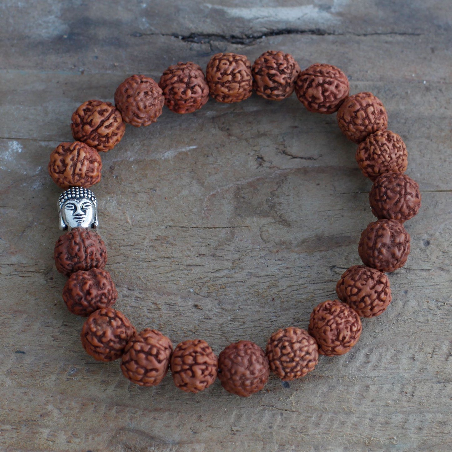 Rudraksha Mala Karkötő – Natúr