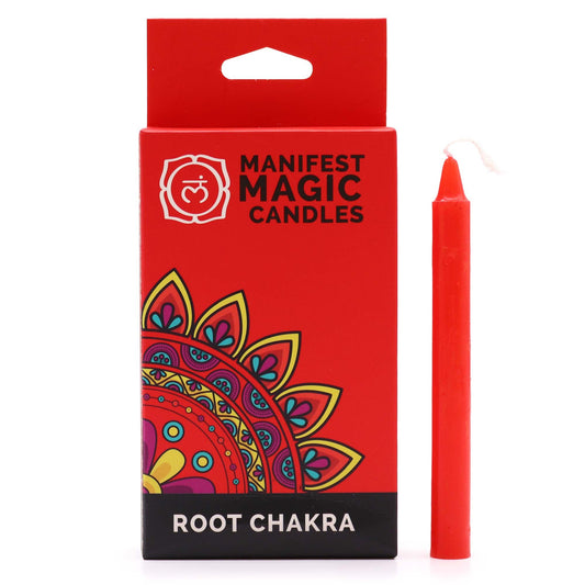 Manifest Magic gyertyák (12 db) – gyökércsakra