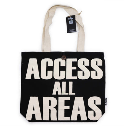 Ikonikus táska – ACCESS ALL AREAS – 10 oz (36 × 43 × 10 cm)