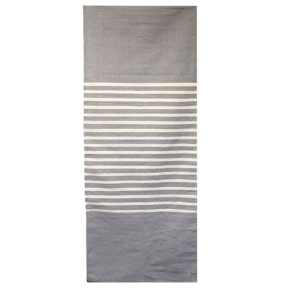 Indiai pamutszőnyeg – 70 × 170 cm – Szürke