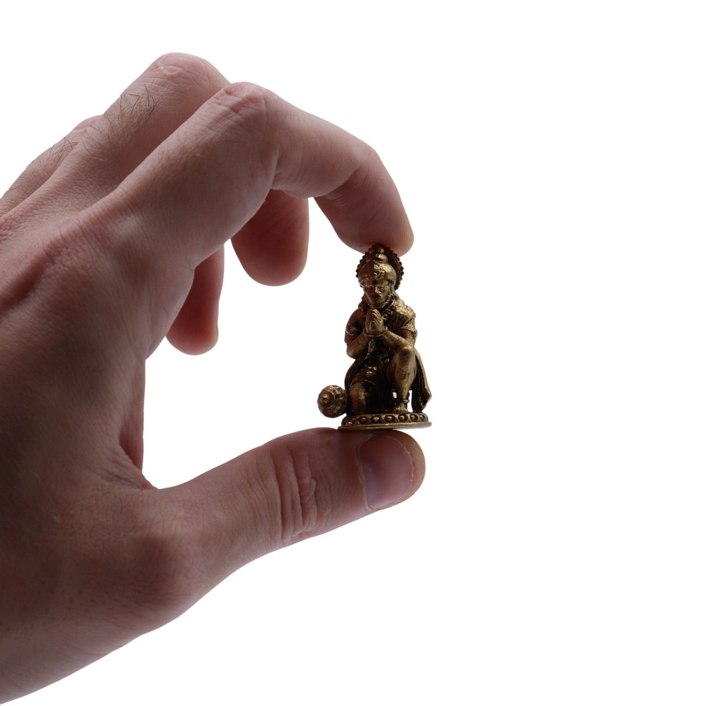 Sárgaréz Miniatűr Istenek – Hanuman (30 g) – 36 mm