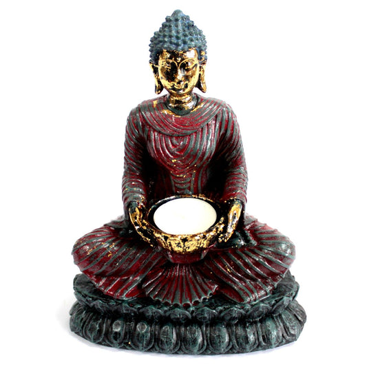 Antik Buddha – gyertyatartó