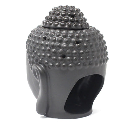 Buddha fej olajégető - Fekete